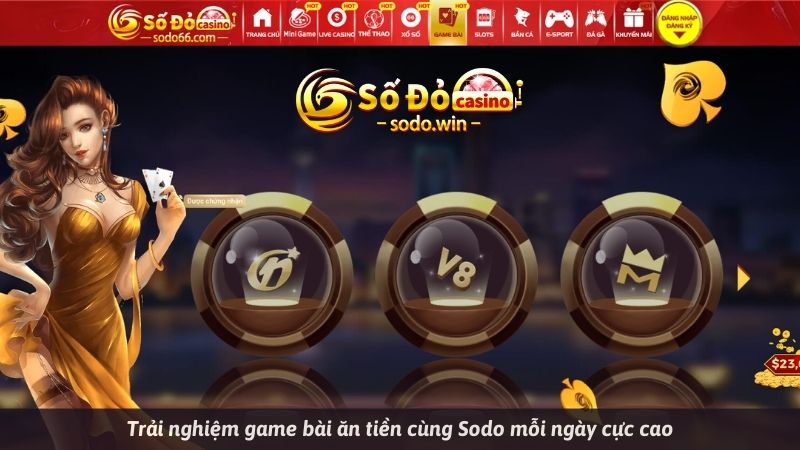 Game thẻ bài ăn tiền tại sodo